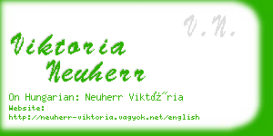 viktoria neuherr business card